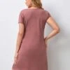 SHEIN Maternity Batwing Sleeve Knot Front Dress