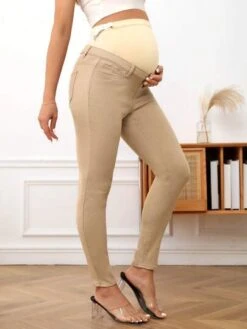 SHEIN Maternity Wideband Waist Skinny Jeans -SHEIN STORE 167945432683ece0810745918c11d02b755b955d3c thumbnail 405x552