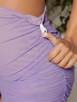 SHEIN Maternity Off Shoulder Ruched Mesh Top & Skirt Set -SHEIN STORE 1679472993102561a9b709b33576fb0fd4044a8957 thumbnail 405x552