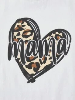 SHEIN Maternity 1pc Letter & Heart Print Tee -SHEIN STORE 16796383718beec9bc2adefff9ad981c9b679a52f3 thumbnail 405x552