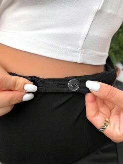 SHEIN Maternity Phone Pocket Adjustable Waist Shorts -SHEIN STORE 1679884628f83db8ada4b6df61214eaa002a2b4dec thumbnail 405x552