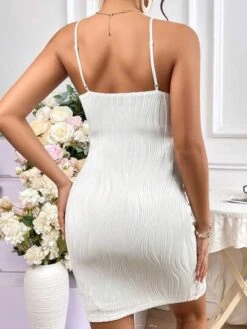 SHEIN Maternity Solid Cami Bodycon Dress