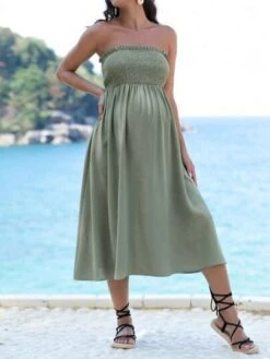 SHEIN Maternity Two Way Wear Wideband Waist Flare Skirt -SHEIN STORE 1681354146dccabe3bb54856ee9e32f1a35cdb3ef7 thumbnail 405x552