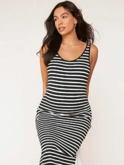 SHEIN BASICS Maternity Striped Print Bodycon Dress -SHEIN STORE 1681356788a60861ee9a1d20483d0f57430f095c66 thumbnail 405x552