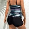 SHEIN Maternity Striped Bikini Swimsuit