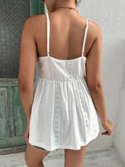 SHEIN Maternity Eyelet Embroidery Cami Top