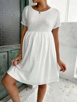 SHEIN Maternity Batwing Sleeve High Waist Dress -SHEIN STORE 1683201547cf3a55e05a2c904c198bf19f690686a5 thumbnail 405x552