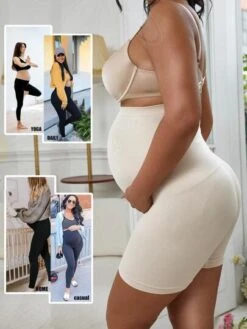 Maternity High Waist Biker Shorts