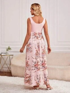 SHEIN Maternity Floral Print Dress