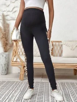 SHEIN Maternity Adjustable Waist Leopard Print Phone Pocket Leggings -SHEIN STORE 1688383647920f565b63ca1c3e990174edfd4a6172 thumbnail 405x552
