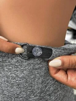 SHEIN Maternity Marled Knit Adjustable Waist Knot Front Flap Pocket Leggings -SHEIN STORE 1688695357136ed3cbe68700738f9b6ee13ea4bbc8 thumbnail 405x552