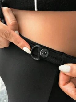 SHEIN Maternity Colorblock Adjustable Waistband Contrast Sideseam Leggings -SHEIN STORE 1688695961bebb3719efcc6f7519696c5e033218bb thumbnail 405x552