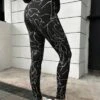 SHEIN Maternity Graphic Print Adjustable Waist Leggings